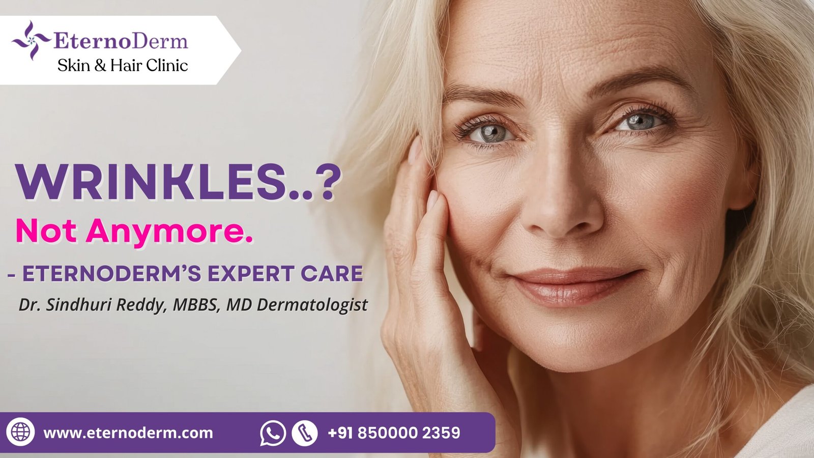 Anti-Aging Treatments: Real Solutions for Younger, Healthier Skin at EternoDerm Skin & Hair Clinic in Miyapur, Hyderabad